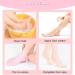Ninnyi 2 Pairs Moisturizing Silicone Glove Socks Women Set Foot Spa Gel Pedicure Silicone Socks for Dry Cracked Feet Calluses Foot Care Pink Anti Slip Aloe Socks - Buy Online on GoSupps.com