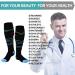 Shyl Jier Compression Stockings for Men & Women - 15-20 mmHg Support Socks for Running Hiking Travel - 6 Pairs Mixed Black (L-XL) - Buy Online on GoSupps.com