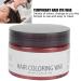 Buy Temporary Hair Dye Wax - 120g Natural Hairstyle Cream for Men & Women | Instant Hair Pomade for Party & Cosplay (Brown) - Buy Online on GoSupps.com