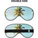 Palm Tree Print Unisex Sleeping Eye Mask - Soft & Comfortable Light-Blocking Sleep Mask for Better Rest - Buy Online on GoSupps.com