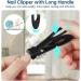 OLACD Large Fingernail Trimmer with Tin Box for Men Women 0.6 Ultra Wide Jaw Opening Nail Clipper with Nail File Heavy Duty Stainless Steel Sharp Toenail Cutter Nail Clipper for Thick Nails - Buy Online on GoSupps.com