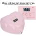Buy 48W UV LED Nail Lamp Portable Professional Nail Dryer with 24 LEDs | 30s/60s/90s Pink UV Nail Dryer - Buy Online on GoSupps.com