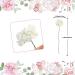 CCINEE 144pcs 30mm Mulberry Paper Mini Flowers - White Artificial Rose Flower for DIY Crafts, Scrapbooking, Wedding Decor - with Stems - Buy Online on GoSupps.com
