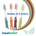 144 Pack Freshmintآ® Premium Toothbrushes - Soft Bristles, Easy Grip, Bulk Individual Wrap - Buy Online on GoSupps.com