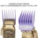Metal Clipper Guards Cutting Guides Compatible with Wahl Clippers - 1/8 to 1 Replacement Hair Combs Set for Full Size Clippers/Trimmers (Colorful) - Buy Online on GoSupps.com