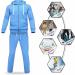 Men's Casual Tracksuit Set | Athletic Sweatsuits for Jogging | Light Blue | Size Medium - Buy Online on GoSupps.com