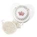 Luxury Cartoon Crown Heart Shape Baby Pacifier | Rhinestone Bling Soother for Infants | Perfect Baby Shower Gift - Buy Online on GoSupps.com
