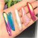 5 Pack Natural Crystal Points Rainbow Titanium Treated Quartz Rods Natural Quartz Crystal Minerals s - Buy Online on GoSupps.com