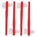 Merryhapy 4 pieces wrong toothbrush prosthesis care brush for braces prosthesis cleaning brush small toothbrush prosthesis cleaning tools toothbrush for denture