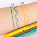 EVPCT Liquid Wing Eyeliner Stamp Eye Pencil Set - Yellow Green Waterproof Colored Eye Liners - 2Pcs Colored Stamps - 04&05 - Pack of 1 - Buy Online on GoSupps.com