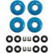 Freedare 54mm Street Skateboard Wheels and Bearings Set - Blue (Set of 4) - Buy Online on GoSupps.com