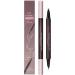  Qikam Eyebrow Pen 2-in-1 Waterproof Eyeliner | Eyeliner - For Makeup and Beauty for Dates Evenings and Meetings for Women and Girls - Buy Online on GoSupps.com