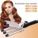 Hair Crimper Curling Iron Ceramic Crimpers Wavers Curler Wand Fast Heating 30mm 5 Barrels Hair Waver Styling Tools Wand Iron for Hair (180 to 210 ) - Buy Online on GoSupps.com