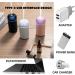 Unee Car Diffuser USB 100ml Mini Humidifier Essential Oil Aromatherapy Diffuser - Black - Buy Online on GoSupps.com