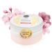 r ju.mo Salt Scrub for Face and Body for Soft and Supple Skin Against Impurities (Cherry Blossom) Pack of 1 (1 x 400g)