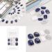 Bohend Blue Pearl Square Press-On Nails - 24 pcs Heart Shiny Fake Nails for Women & Girls - International Shipping Available - Buy Online on GoSupps.com