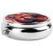 Colorful Ceramic Beads Portable Metal Pill Box | 3-Compartment Travel Organizer for Small Pills - Buy Online on GoSupps.com