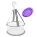 FRCOLOR 5 Sets Makeup Brushes & Cleaners | Hanging Mesh Drying Basket & Foldable Washer | Purple - Shop Internationally - Buy Online on GoSupps.com