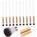 VINTORKY 10pcs Makeup Brush Make up Eyeshadow Brush Precision Eyeshadow Brush Wooden Handle White - Buy Online on GoSupps.com