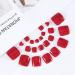 Brishow Artificial Foot Toenails - 24pcs Acrylic Stick-On Toenails for Women & Girls - Perfect Fake Toenails for a Stylish Look - Buy Online on GoSupps.com