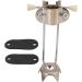 Trekking Pole Crampon Anti Slip Stick Ice Tip 5 Claws Stainless Steel for Fishing Hiking - Buy Online on GoSupps.com