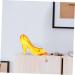 Kids Crystal High Heels - Acrylic Yellow Beads - Gem Toys 11X4CM - Buy Online on GoSupps.com