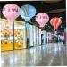 NIDONE Hanging Rainbow Hot Balloon Paper Lanterns rainbow Hot Air Balloon Paper Lantern DIY Carft for Party Decoration Birthday Wedding Christmas Party Decor Gift Blue Rainbow Blue - Buy Online on GoSupps.com