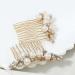 Brishow Gold Pearls Wedding Hair Combs - Bridal Accessories for Women and Girls - Buy Online on GoSupps.com