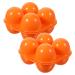 BESPORTBLE 2pcs 4-Compartment Egg Box Fridge Egg Dispenser Egg Cartons Reusable Trash Can with Cover Travel