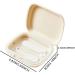 Buy Slim Storage Case for Orthodontic Braces & Dentures - 1/2 Pieces with Removal Tool | Transparent & Milky White - Buy Online on GoSupps.com
