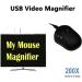 Mouse Electronic Magnifier Electronic Reading Aid Handheld Low Vision Aids Portable Mouse Digital Magnifier 20-200X Magnification for TV/Monitor Gifts for Visually Impaired Friendly32 - Buy Online on GoSupps.com