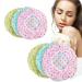 Shower Caps for Women 6 Pack Reusable Shower Hat Bath Caps with Elastic Band Waterproof Bath Cap Shower Caps for Long Short and Curly Hairs