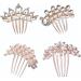 minkissy Comb Wedding Comb Headpieces hair clips for women Wire Hair bridal hair comb goody hair clips for women wedding head pin crystal needle Wedding - Buy Online on GoSupps.com