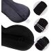 Soothing Shuiniba Natural Silk Sleep Mask - Super Smooth Eye Mask (Black) - Buy Online on GoSupps.com