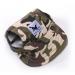 Itoda baseball caps Small dog dog cap with ear holes baseball summer baseball cap adjustable dog hat puppy sports cap sun protection sun hat cat hat hats pet cap outdoor m camouflage