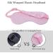 HERZLG LLFE Luxury Silk Sleep Mask - 100% Pure Mulberry Silk Blindfold (Pink) - Buy Online on GoSupps.com