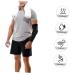 Mobestech Sports Arm Sleeves | Elbow Cushion Support Brace | Elbow Strap - Black - International Shipping Available - Buy Online on GoSupps.com