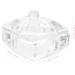 Milisten Glass Jar Candy Jar Decor Nail Art Accessories Nail Dish for Acrylic Nails Nail Cups Nail Dish with Lid Nail Art Liquid Holder Nail Art Dish Dappen Dish Castor Glass Heart-shaped 1 - Buy Online on GoSupps.com