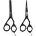 Professional Hair Dressing Hair Cutting Clipers Grooming clipers Barber Hairdressers Set - Scissors Hair Thinning Shear Scissor Straight Razor Hair Comb Black - Buy Online on GoSupps.com