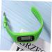 Toddmomy Step Smart Watch - Calorie & Heart Rate Tracker Digital Sport Watch with Silicone Strap for Running & Fitness - Green 24*2.8cm - Buy Online on GoSupps.com