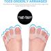 GOTOTOP Silicone Toe Separator & Hammer Toe Straightener for Pain Relief & Achilles Stretcher - Ideal for Yoga & Sports Activities - Buy Online on GoSupps.com