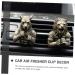 Mobestech 3 Sets Car Air Freshener Diffuser Clip | Aromatherapy Essential Oils & Air Conditioner Decor | International Shipping Available - Buy Online on GoSupps.com
