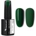 VENALISA 15ml Gel Nail Polish Emerald Green Color Soak Off UV LED Nail Gel Polish Nail Art Starter Manicure Salon DIY at Home JD12