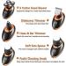 Premium Head Shaver for Bald Men | 5D Electric Razor & Beard Trimmer with LCD Display - Golden - Buy Online on GoSupps.com