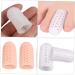 IWOWHERO Silicone Toe Splitter & Protector Pack - 6 Pairs | Toe & Blister Cushion Caps for Feet | Gel Thumb Protector & Toe Caps for Toenail Protection - Buy Online on GoSupps.com