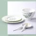 Dinner Plates 30 Pieces of Household Porcelain Dinnerware Set Creative Lotus Shaped Plates and Bowls Sets Elegant Pastoral Style Dishes Set Service for 6 Plates Kitchenware - Buy Online on GoSupps.com