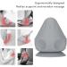 Trigger Ball Massage Device - Silicone Myofascial Trigger Point Ball with Suction Cup for Back Neck & Waist Pain Relief (Gray) - International Shipping Available - Buy Online on GoSupps.com
