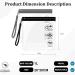 Clear Travel Toiletry Bags Airport Security Liquids Bags Travel Bags for Toiletries 20x20cm TSA Approved Travel Accessories Makeup Bags Holiday Essentials Luggage for Men Women - Buy Online on GoSupps.com