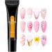  Dubbulon 3D Nail Gel No-Wipe 3D Beauty Care Products | 15ml Clear Sculpting Nail Gel - For Salon Home Party Photoshoot Wedding Travel Beginners Professionals - Buy Online on GoSupps.com