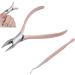 Verdant Touch Toenail Lifter Stainless Steel Toenail Nippers and Lifter Set Professional Ingrown Nail Pedicure Tools Rose Gold for Precision Nail Care - Buy Online on GoSupps.com